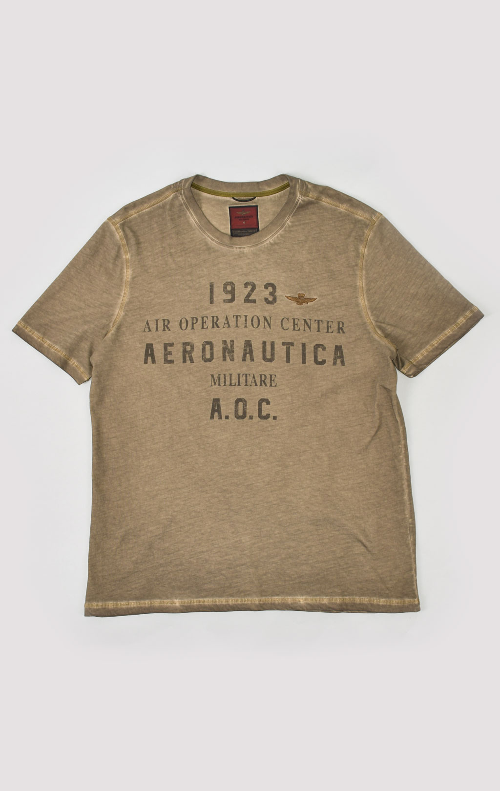 Футболка AERONAUTICA MILITARE FW 21/22/TR verde militare (TS 1895) 