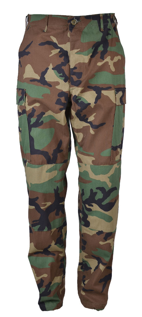 Брюки полевые BDU полиэстр Twill camo woodland 