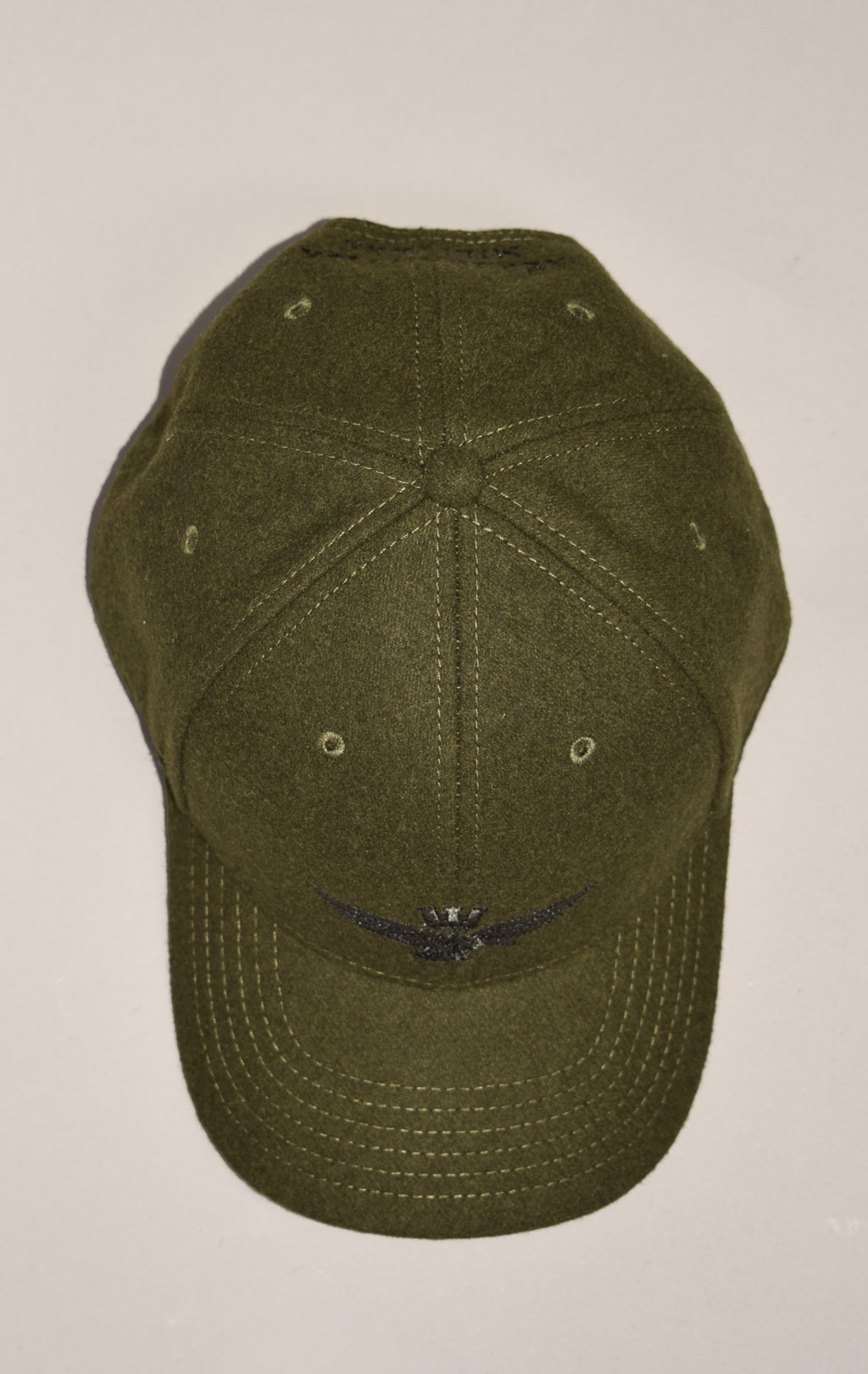 Бейсболка AERONAUTICA MILITARE шерсть FW 23/24/CN verde militare (HA 1085) 