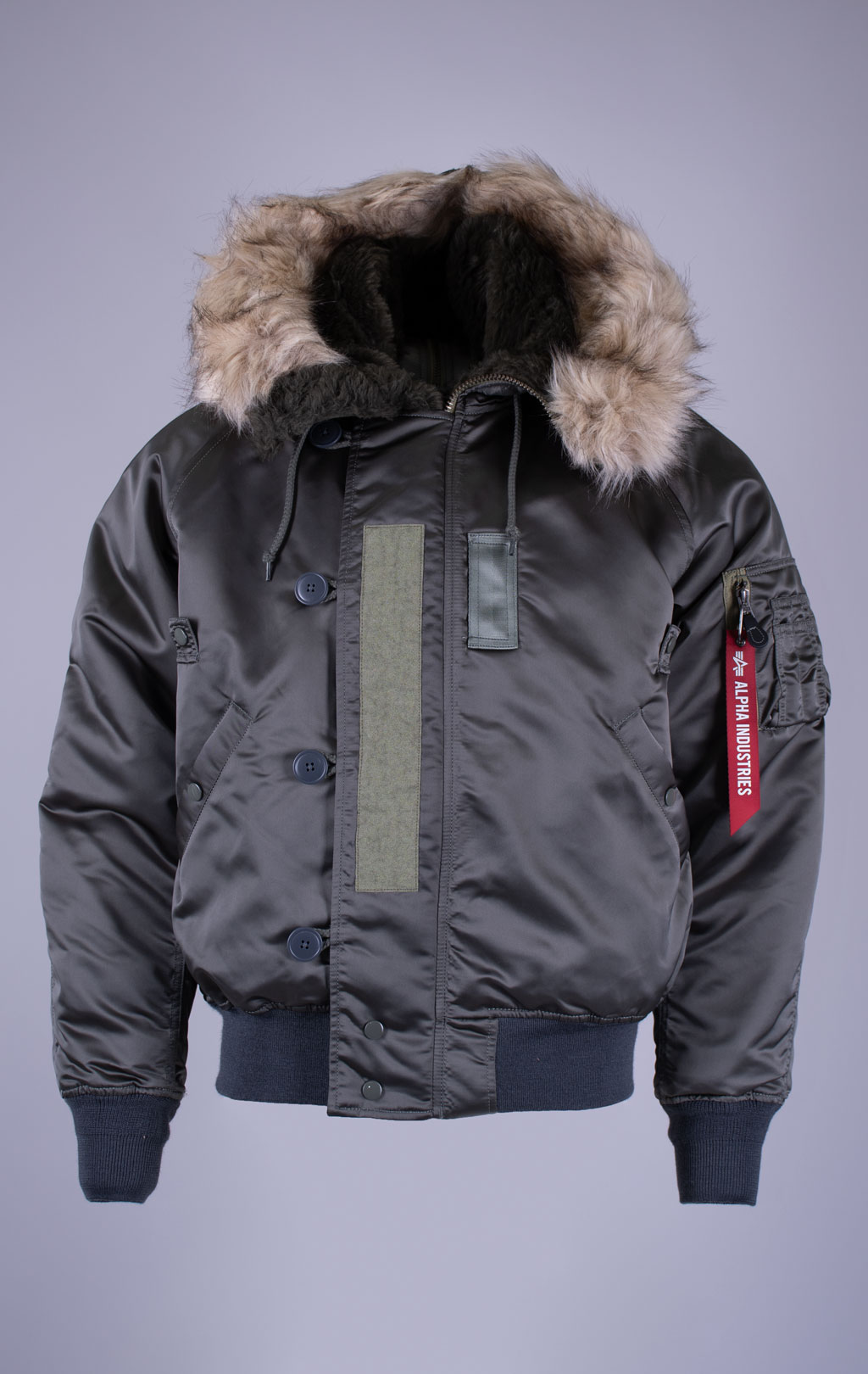 Аляска короткая ALPHA INDUSTRIES N-2B HERITAGE FIT PARKA (1950s VERSION) FW 26/27 field gray 