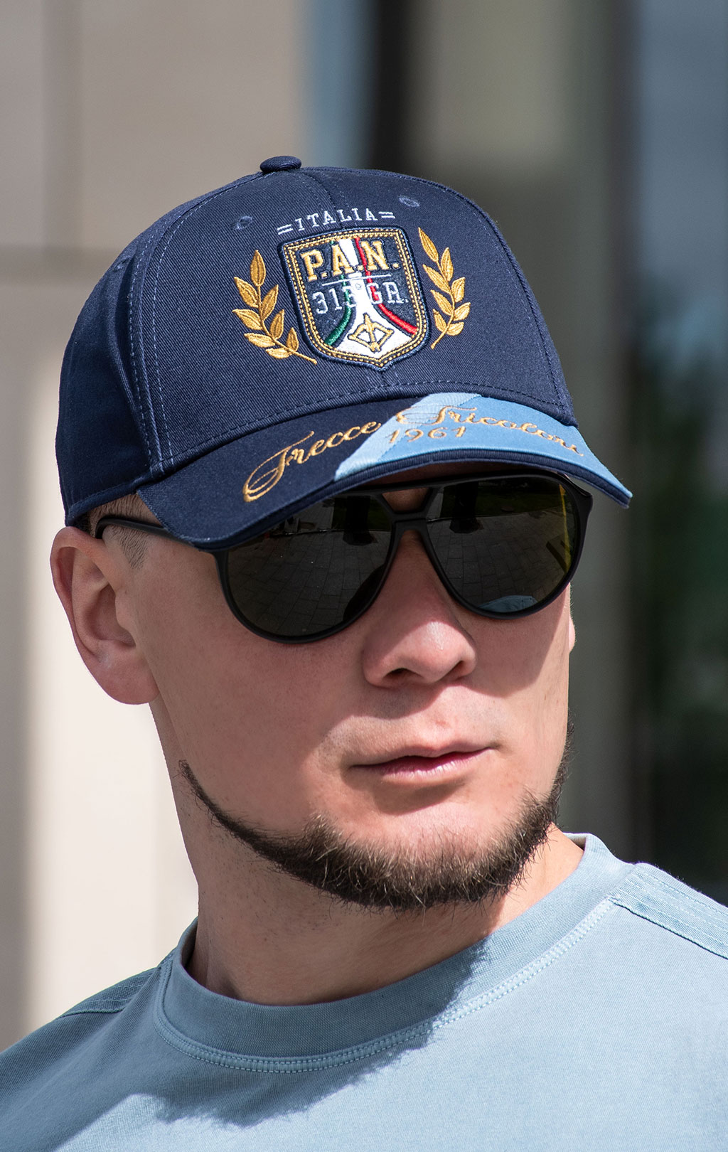 Бейсболка AERONAUTICA MILITARE SS 24/CN blue navy (HA 1165)