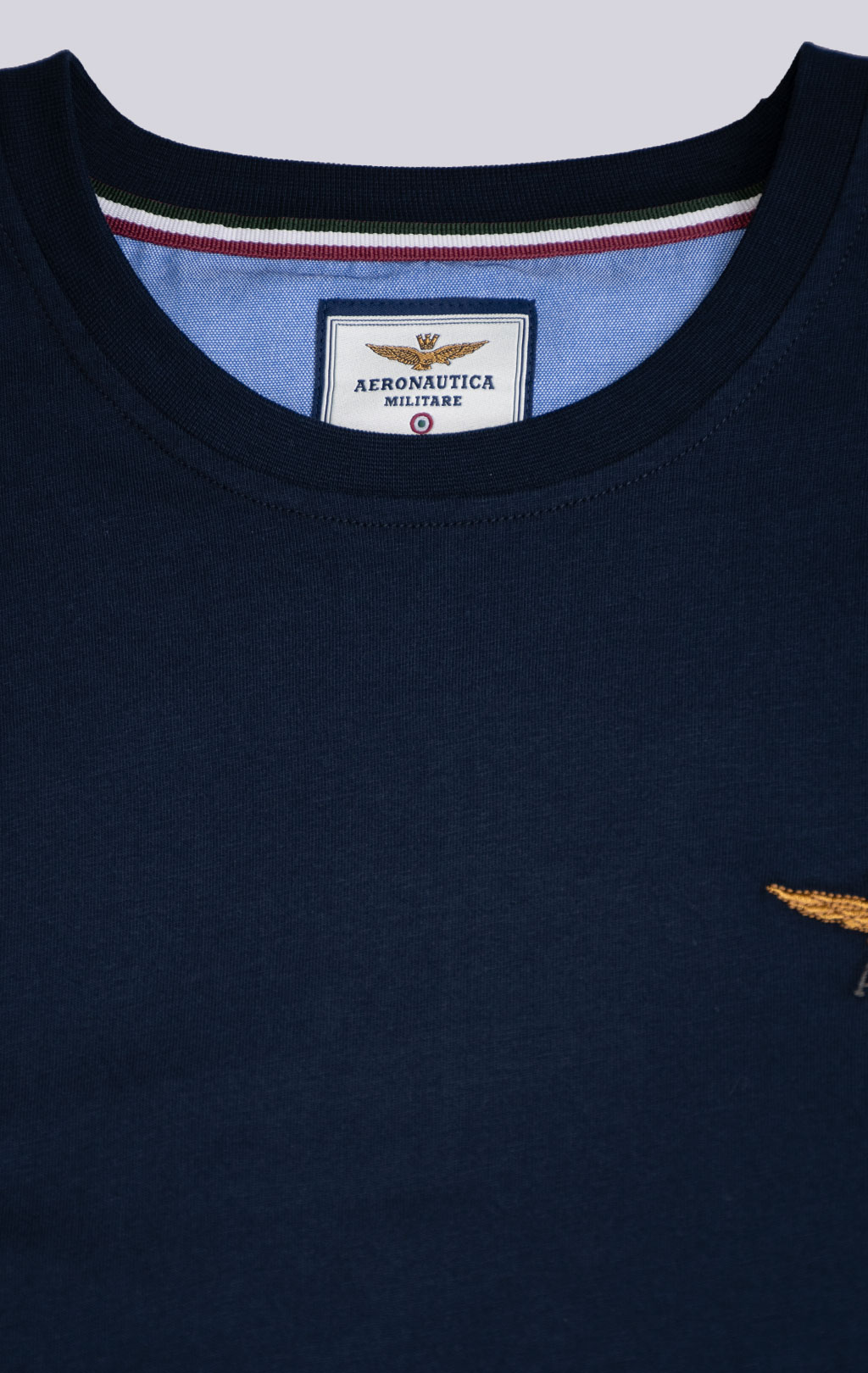 Лонгслив AERONAUTICA MILITARE FW 26/27/TR blue navy (TS 2390) 