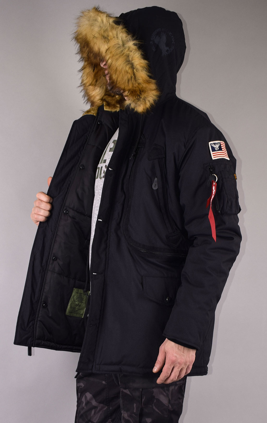 Аляска ALPHA INDUSTRIES POLAR big size black 