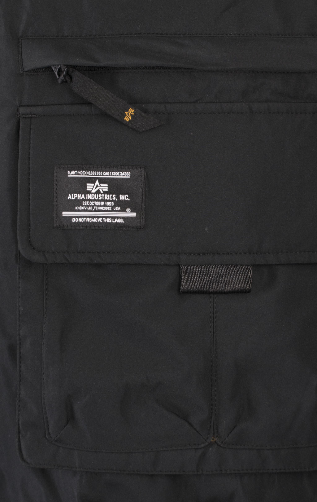 Куртка-бомбер ALPHA INDUSTRIES MULTIPOCKET FLIGHT JACKET FW 23/24 m black 