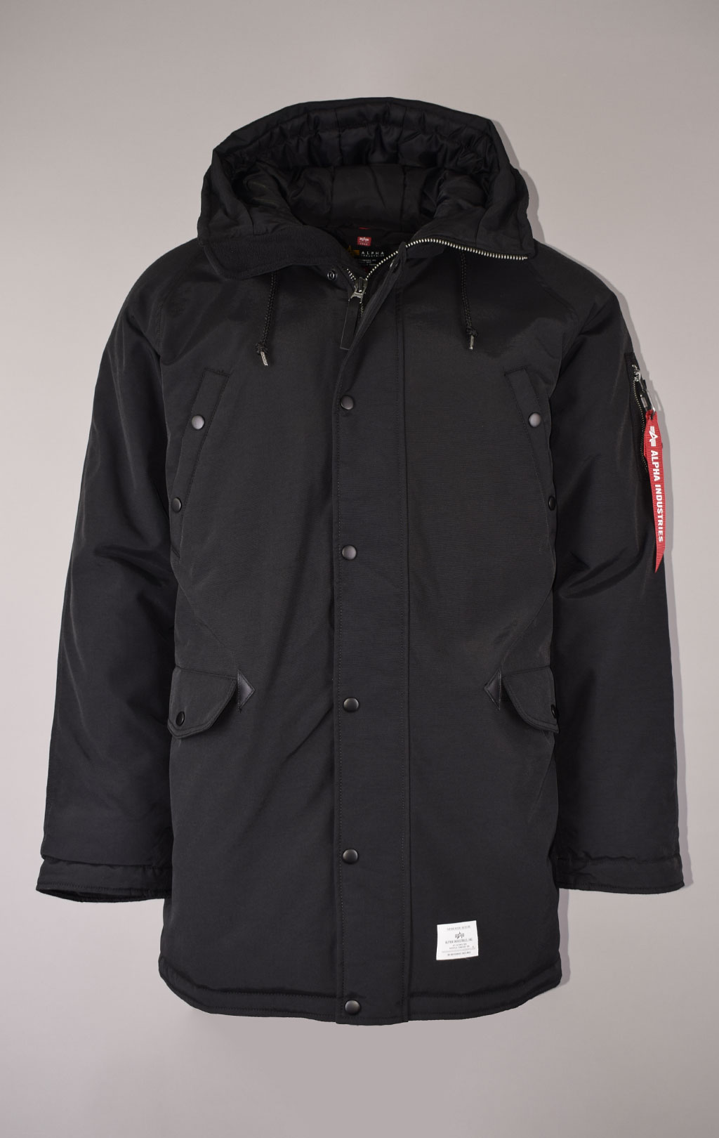 Аляска ALPHA INDUSTRIES N-3B REGULAR FIT PARKA (ALTITUDE) FW 26/27 black 