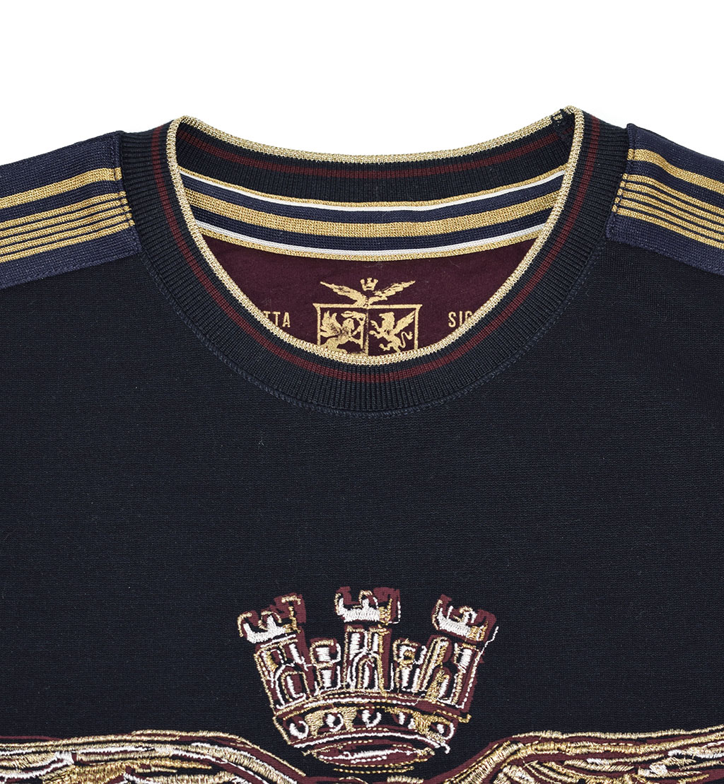 Женский свитшот AERONAUTICA MILITARE FW 19/20 blue navy (FE 1456) 