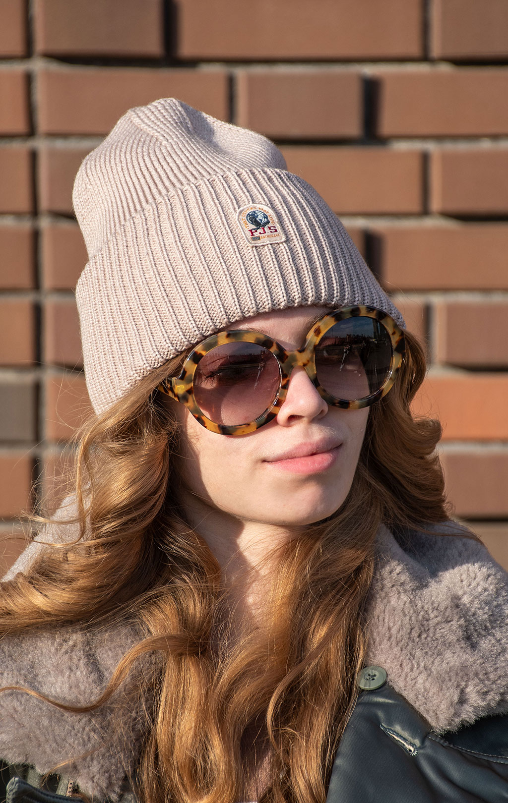 Шапка вязаная PARAJUMPERS STREET HAT FW 24/25 sun kissed 