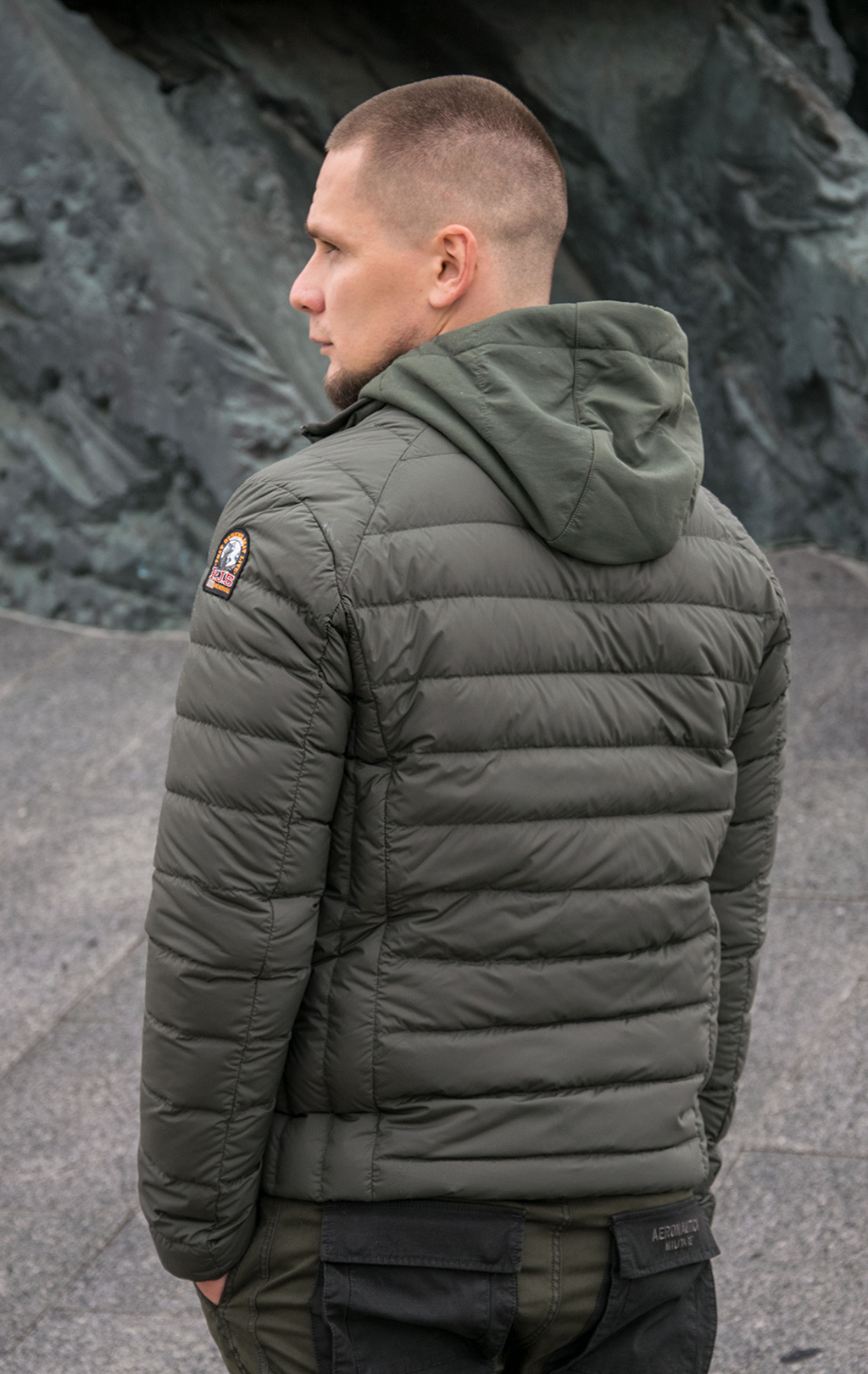 Куртка-пуховик лёгкая PARAJUMPERS UGO FW 21/22 sycamore 