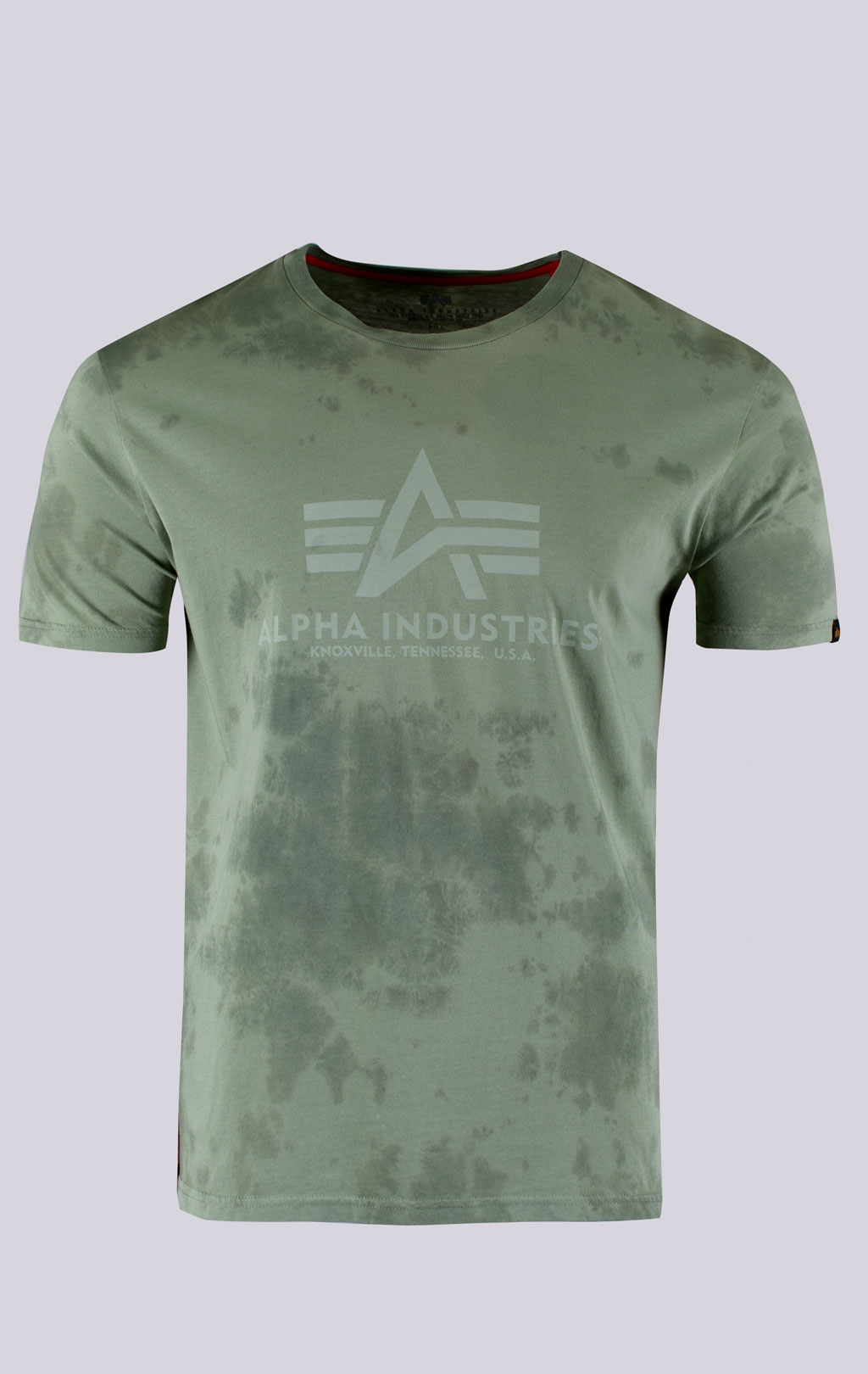 Футболка ALPHA INDUSTRIES BASIC T BATIK dark olive 