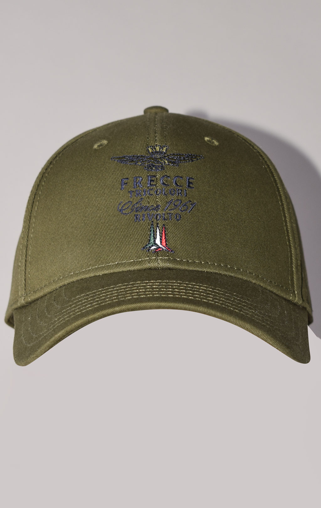 Бейсболка AERONAUTICA MILITARE FW 23/24/CN verde militare (HA 1132) 