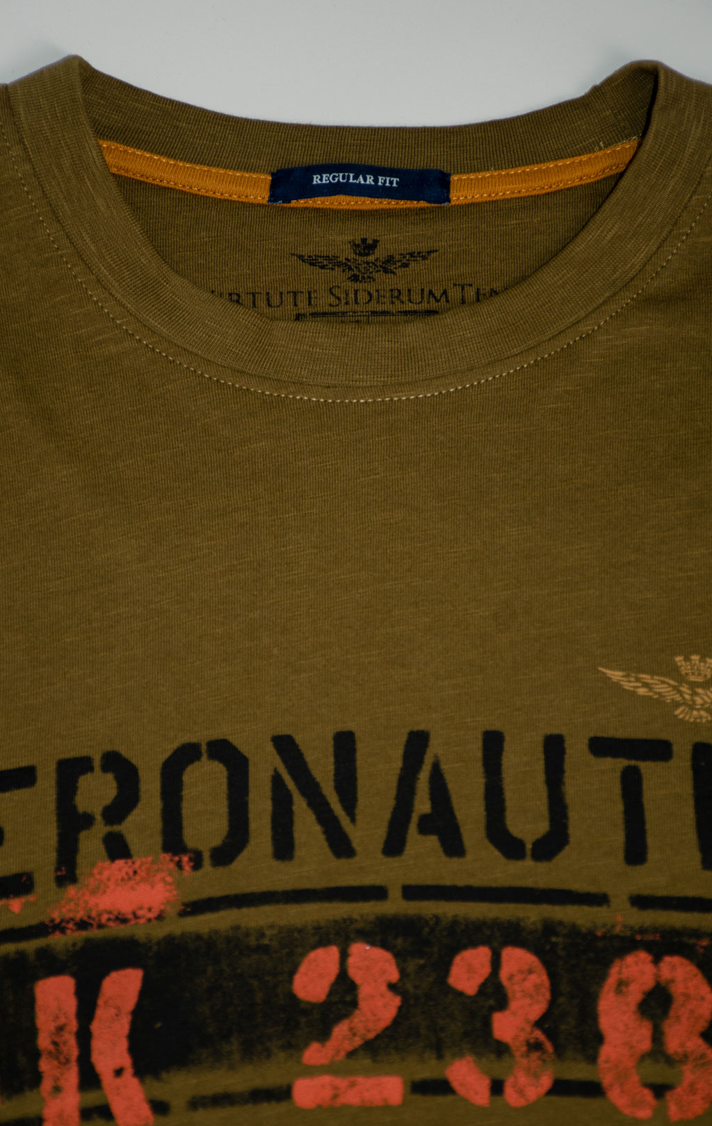 Лонгслив AERONAUTICA MILITARE FW 25/26/BD dark olive (TS 2486) 