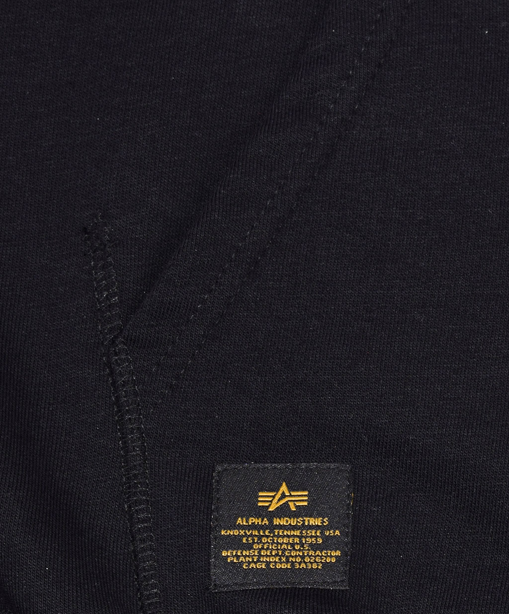 Женская толстовка ALPHA INDUSTRIES RBF TAPE HOODY black 