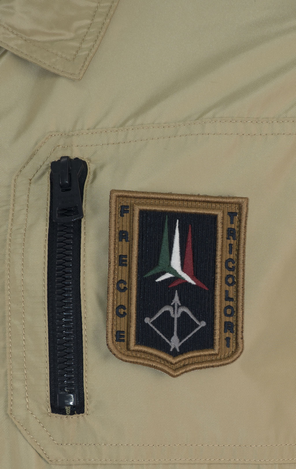 Ветровка-бомбер AERONAUTICA MILITARE SS 25 m/BD antelope beige (AB 2071) 