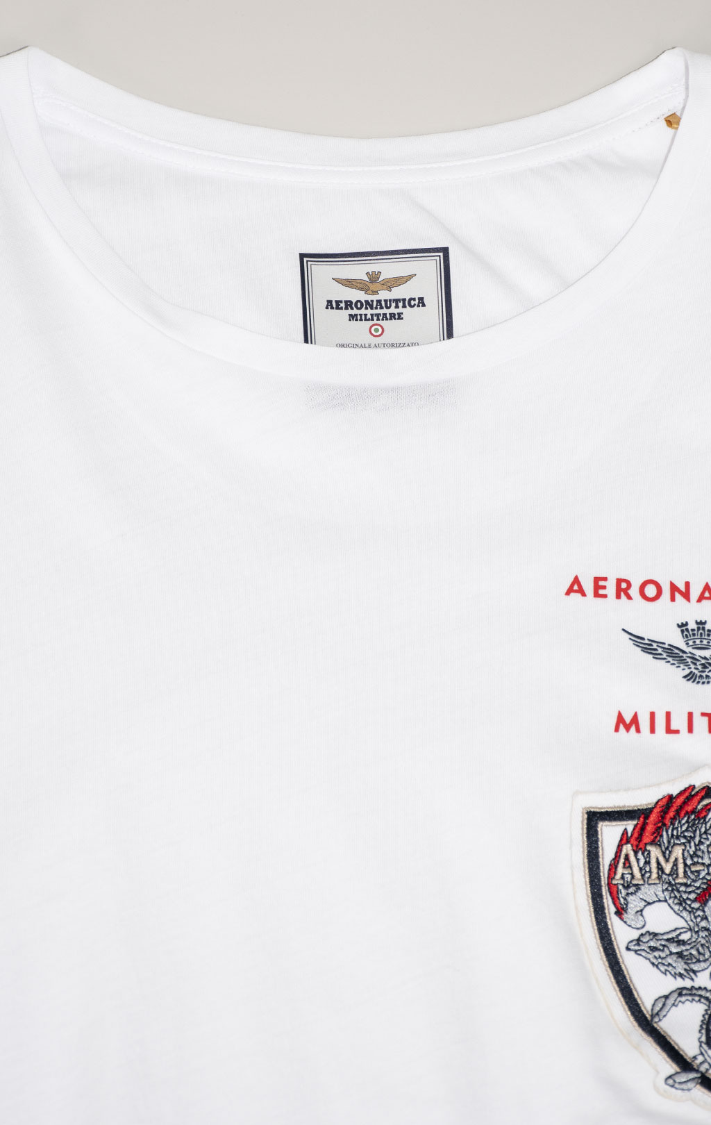 Женская футболка AERONAUTICA MILITARE SS 24/TR bianco ottico (TS 2235) 