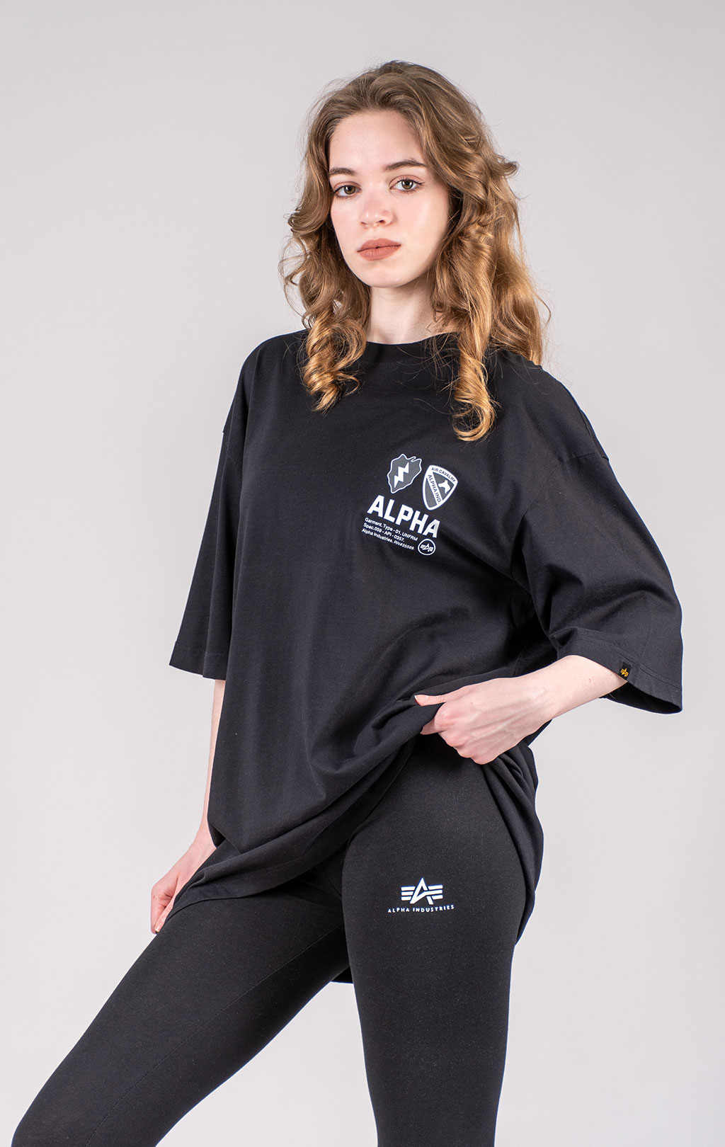 Футболка ALPHA INDUSTRIES UNFRM AIR CAVALRY TEE SS 25 m black 