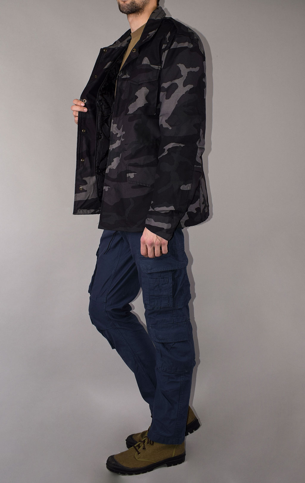 Куртка Surplus M-65 с подстёжкой camo black 