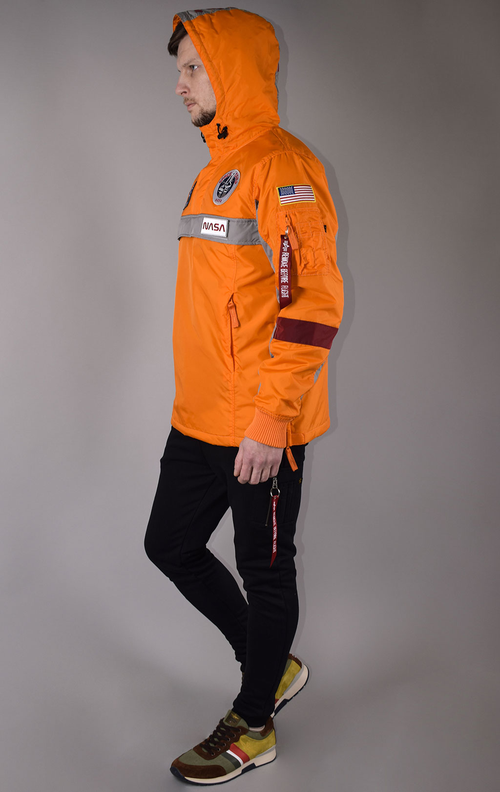 Анорак ALPHA INDUSTRIES NASA SPACE CAMP ANORAK alpha orange 