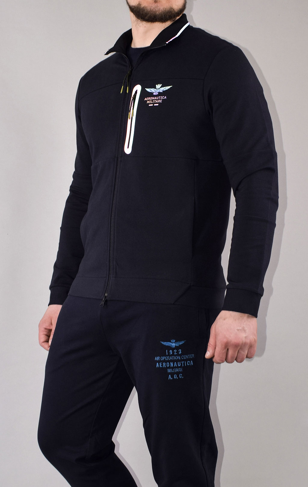 Олимпийка AERONAUTICA MILITARE SS 21/TR blue black (FE 1586) 