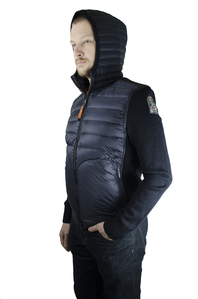 Толстовка с капюшоном PARAJUMPERS ILLUGA navy melange 