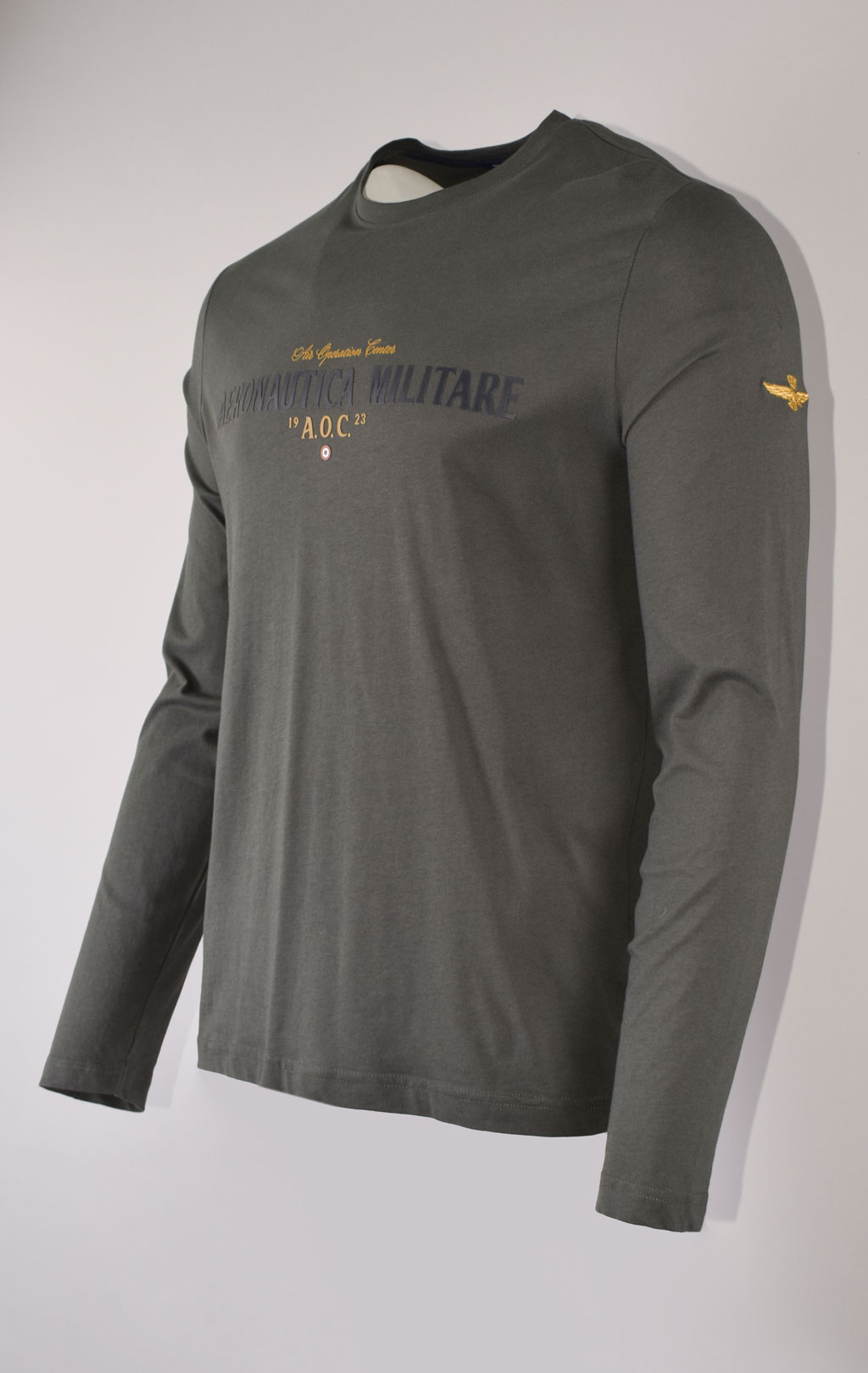 Лонгслив AERONAUTICA MILITARE FW 23/24/BD dark green (TS 2187)