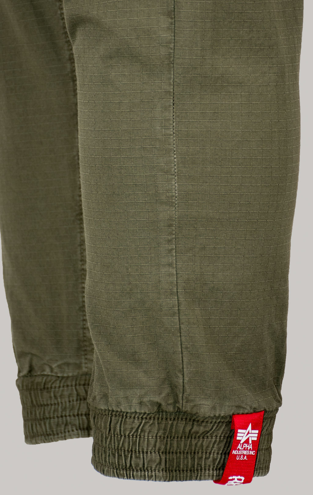 Брюки джоггеры ALPHA INDUSTRIES RIPSTOP JOGGER greyblack 