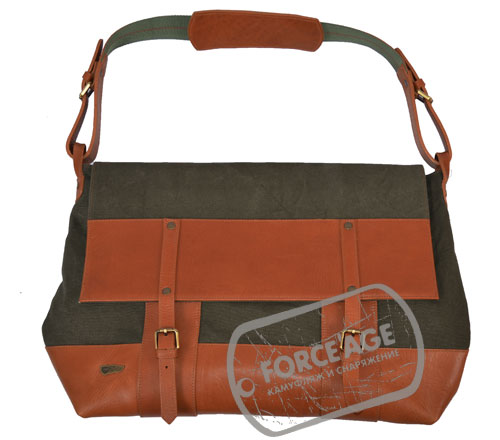 Сумка COCKPIT кожа/хлопок olive/saddle (Z96P004) Сумка COCKPIT кожа/хлопок olive/saddle (Z96P004)