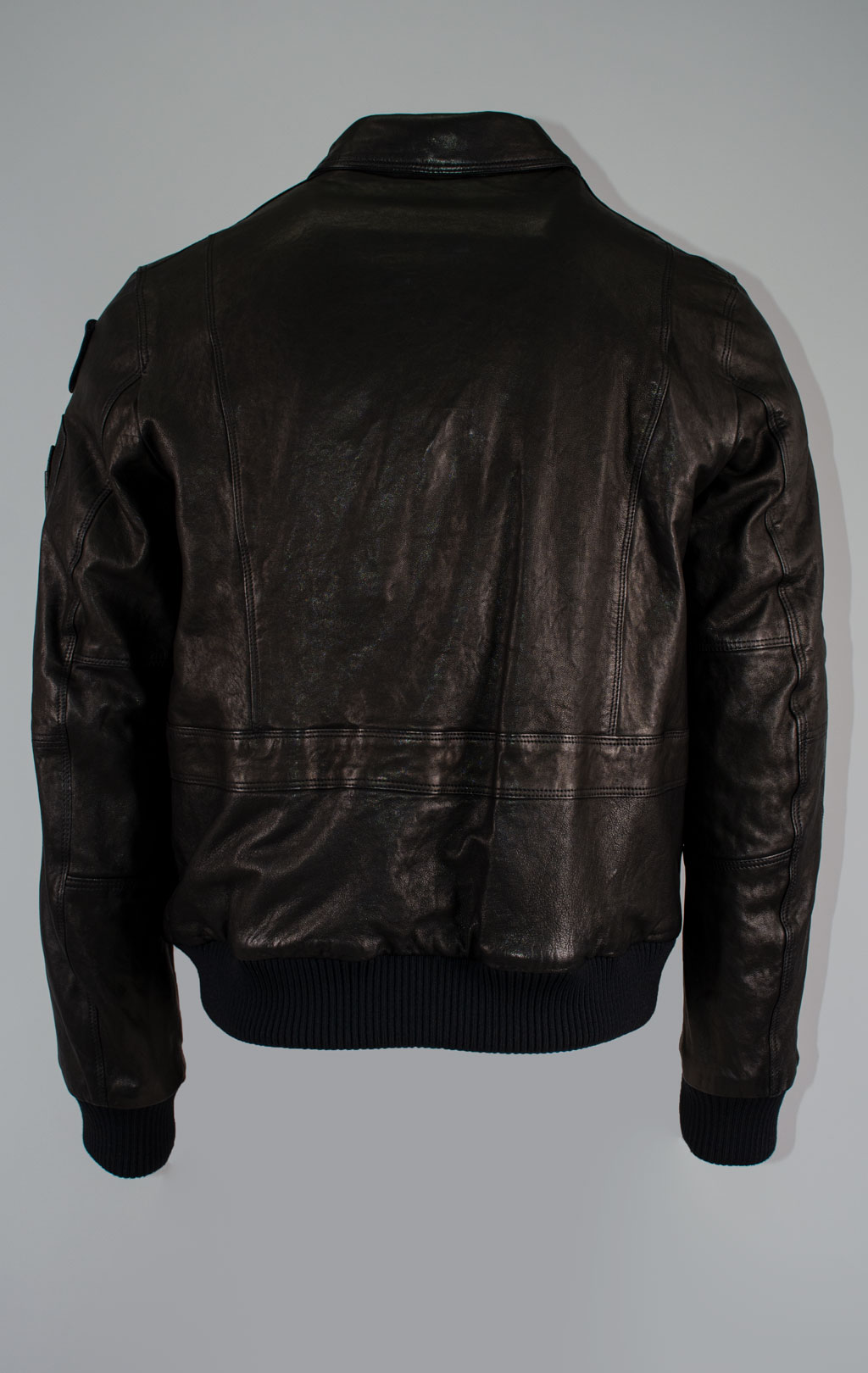 Куртка-пилот AERONAUTICA MILITARE кожа FW 25/26/IT nero (PN 0846) 