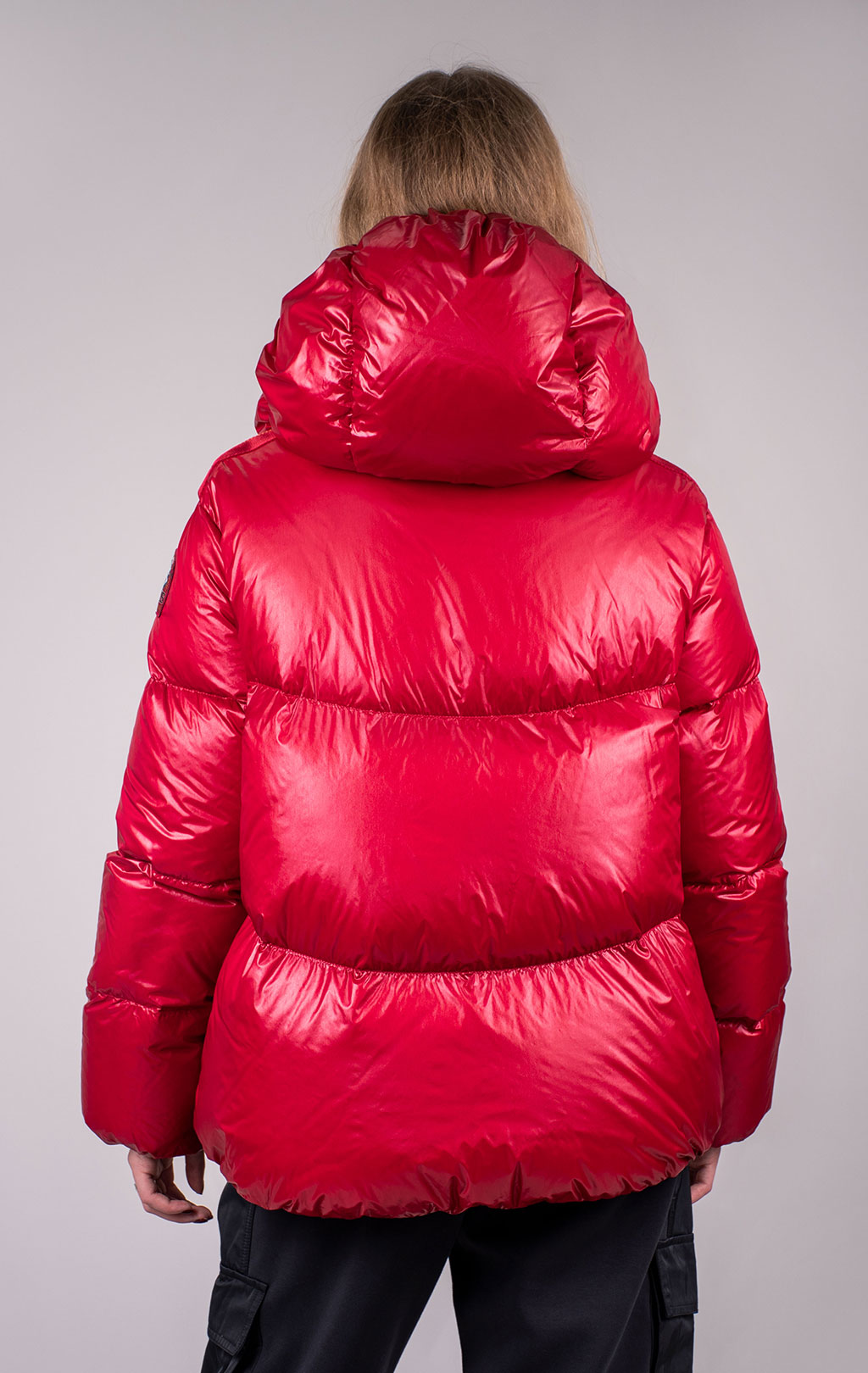 Женская куртка-пуховик PARAJUMPERS WATER FLOWER FW 24/25 cerise 