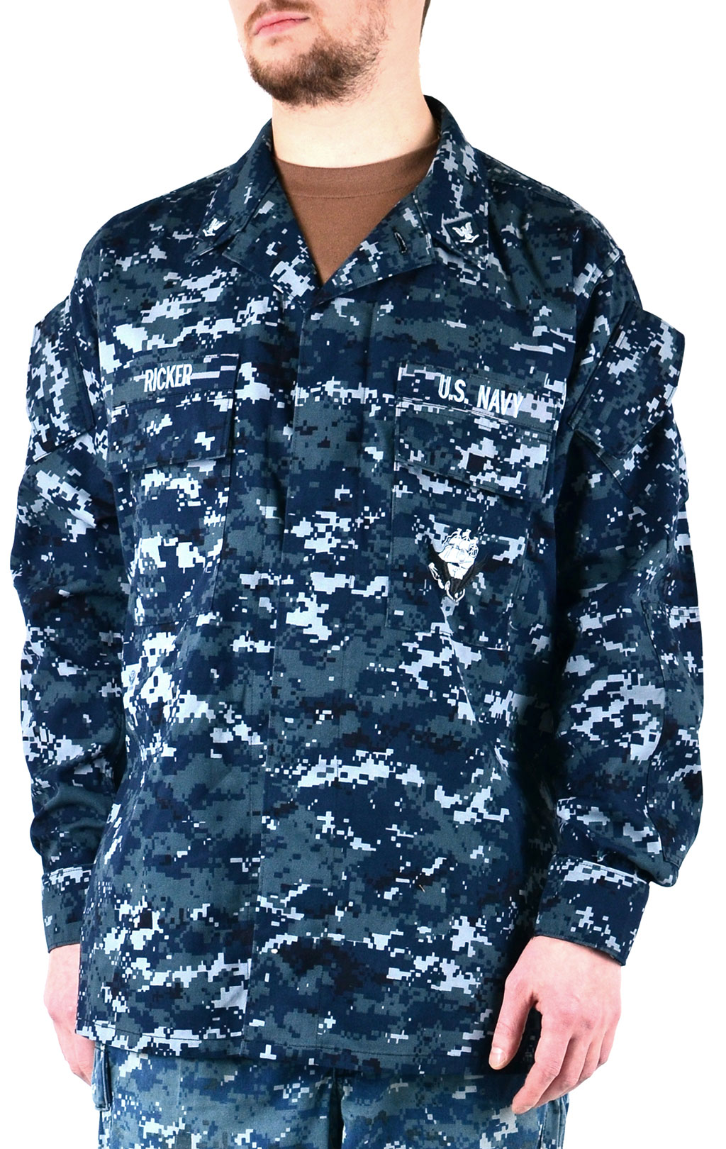 Китель полевой NWU digital navy США