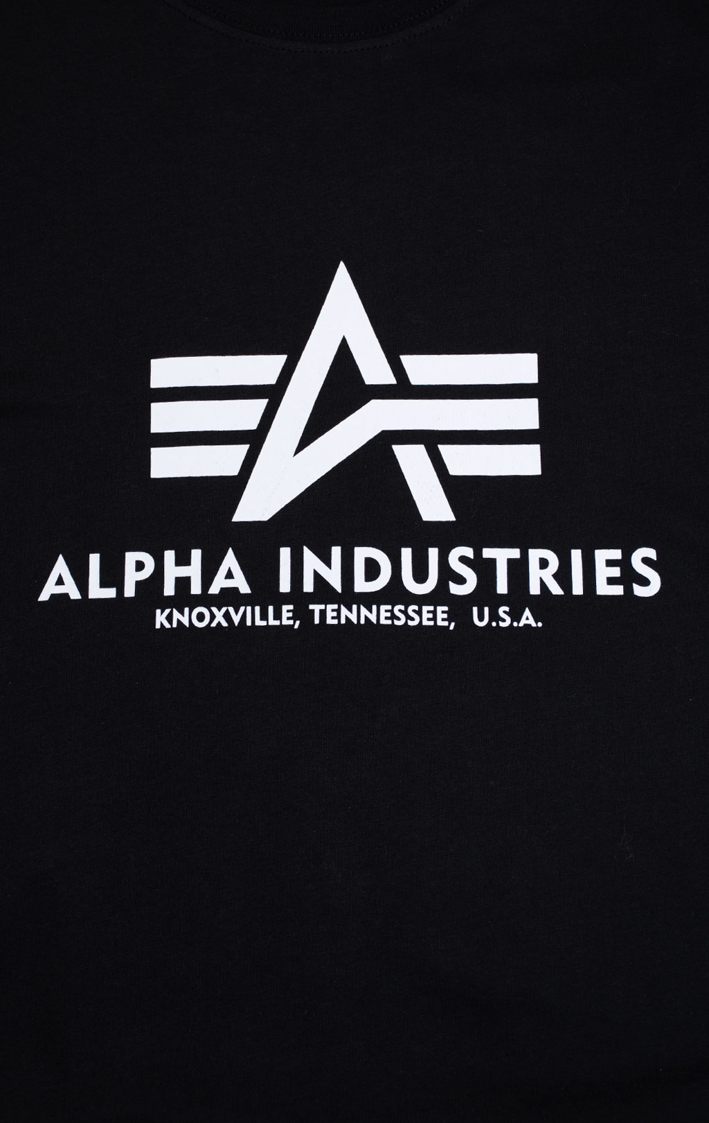 Футболка ALPHA INDUSTRIES BASIC T big size black 