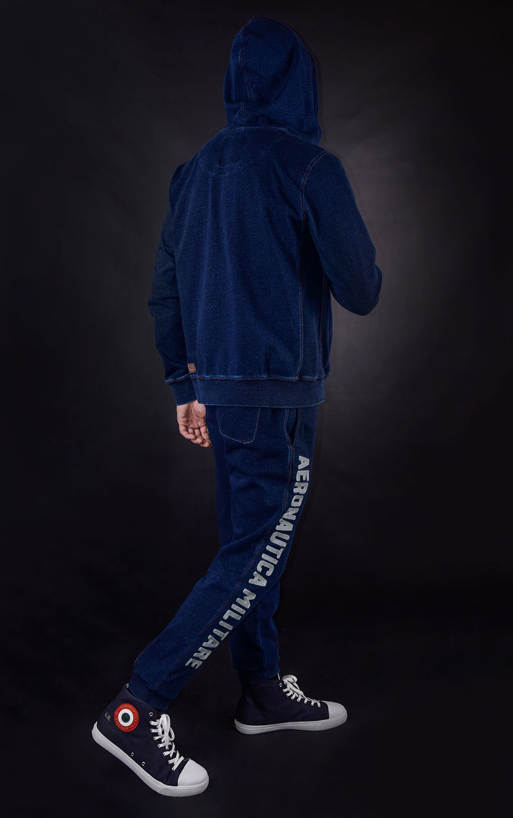 Брюки спортивные AERONAUTICA MILITARE SS19 indigo (PF 718) 