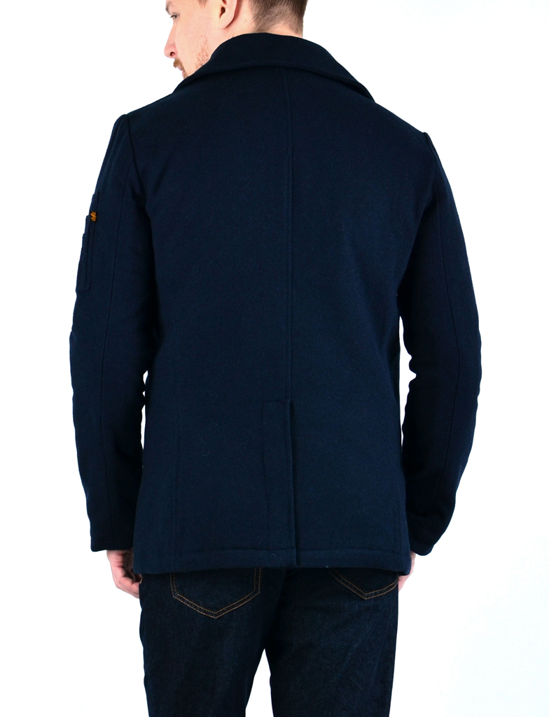 Бушлат морской ALPHA INDUSTRIES PEACOAT VF navy 