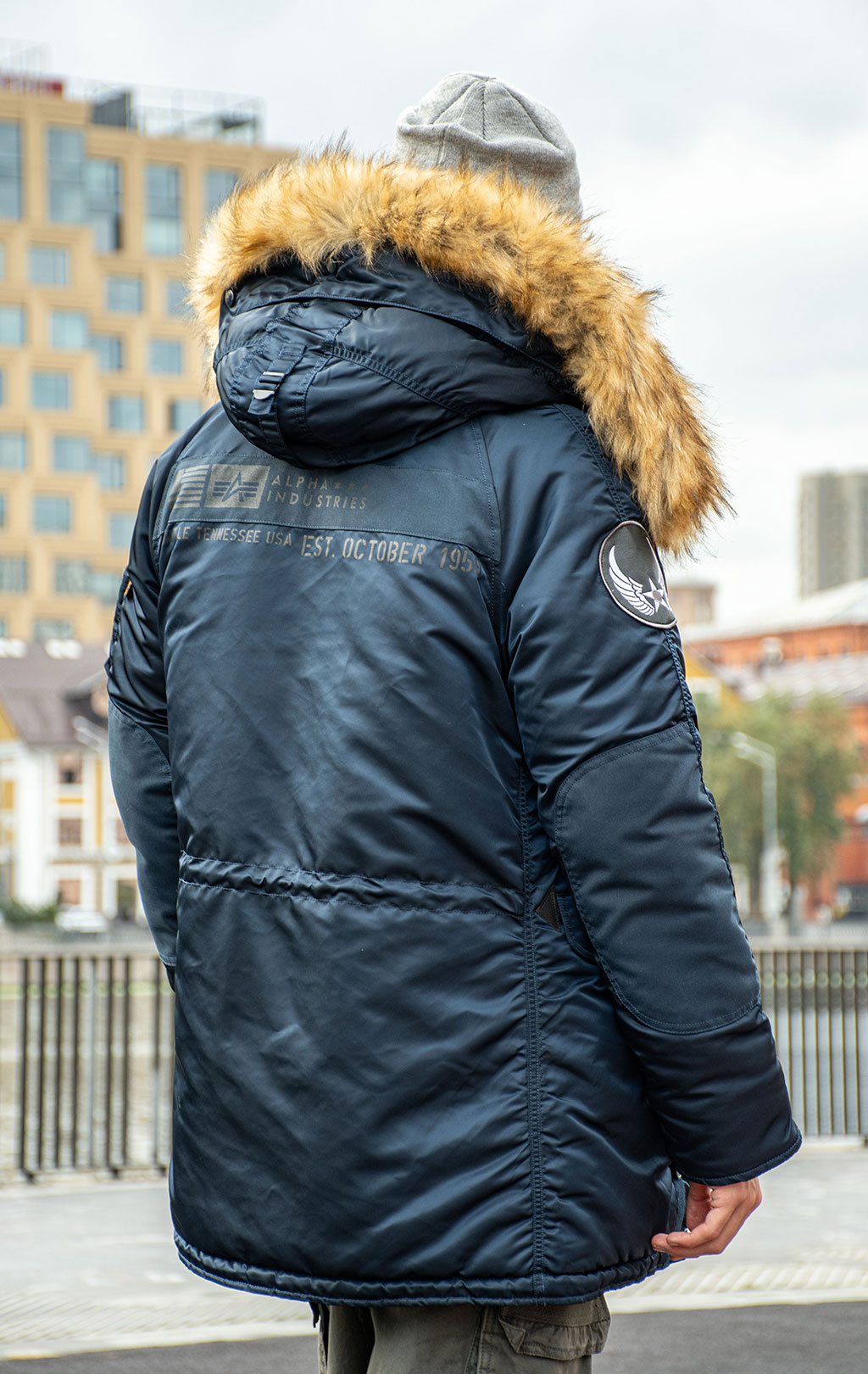 Аляска ALPHA INDUSTRIES N-3B AIRBORNE rep. blue 