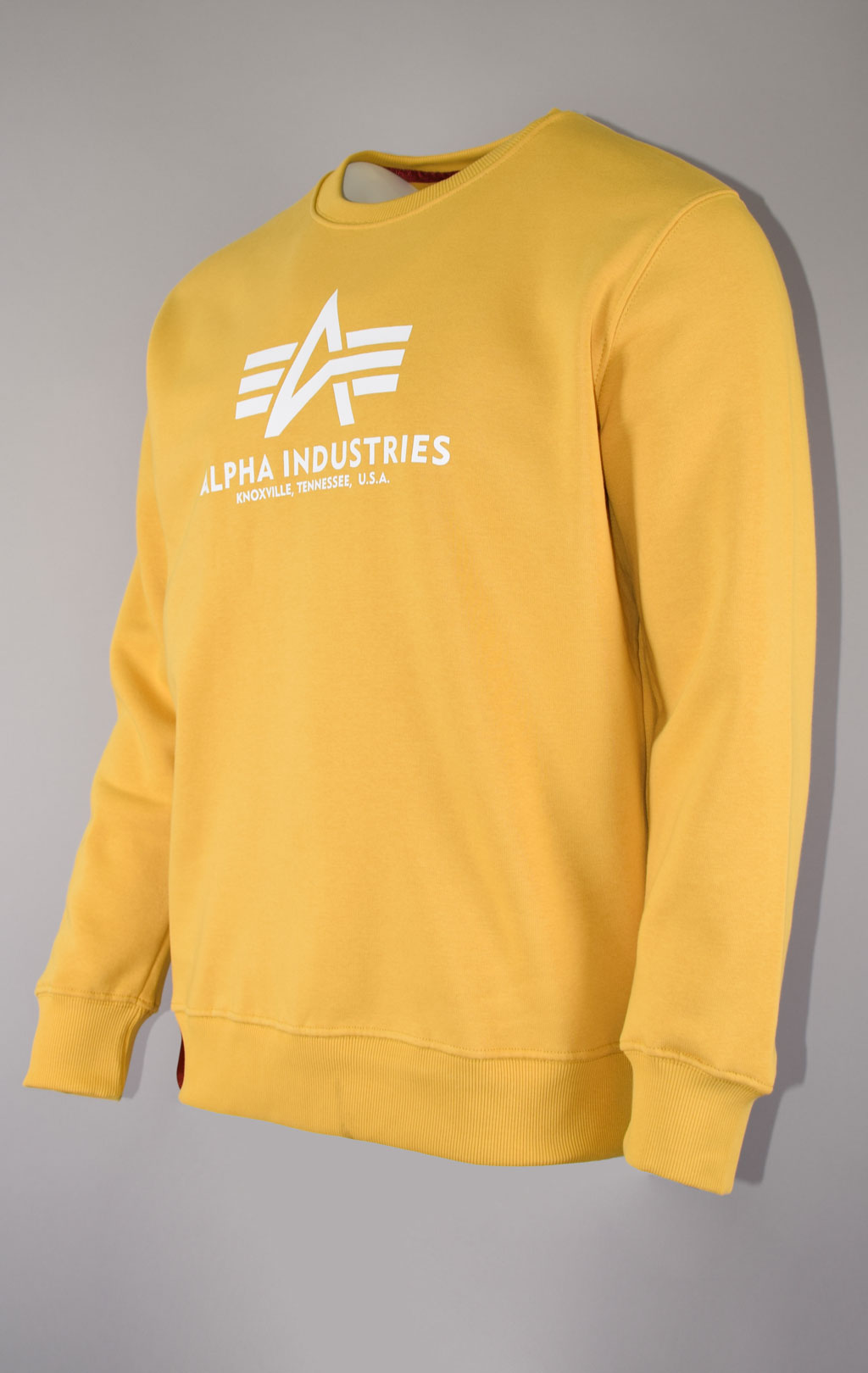 Свитшот ALPHA INDUSTRIES BASIC SWEATER solar yellow 