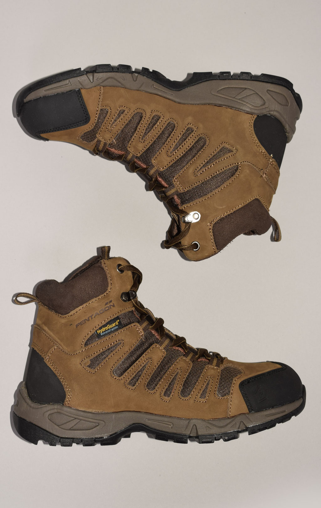 Ботинки тактические Pentagon HydroGuard ACHILLES NUBUCK нубук/нейлон brown terra 26 15035 