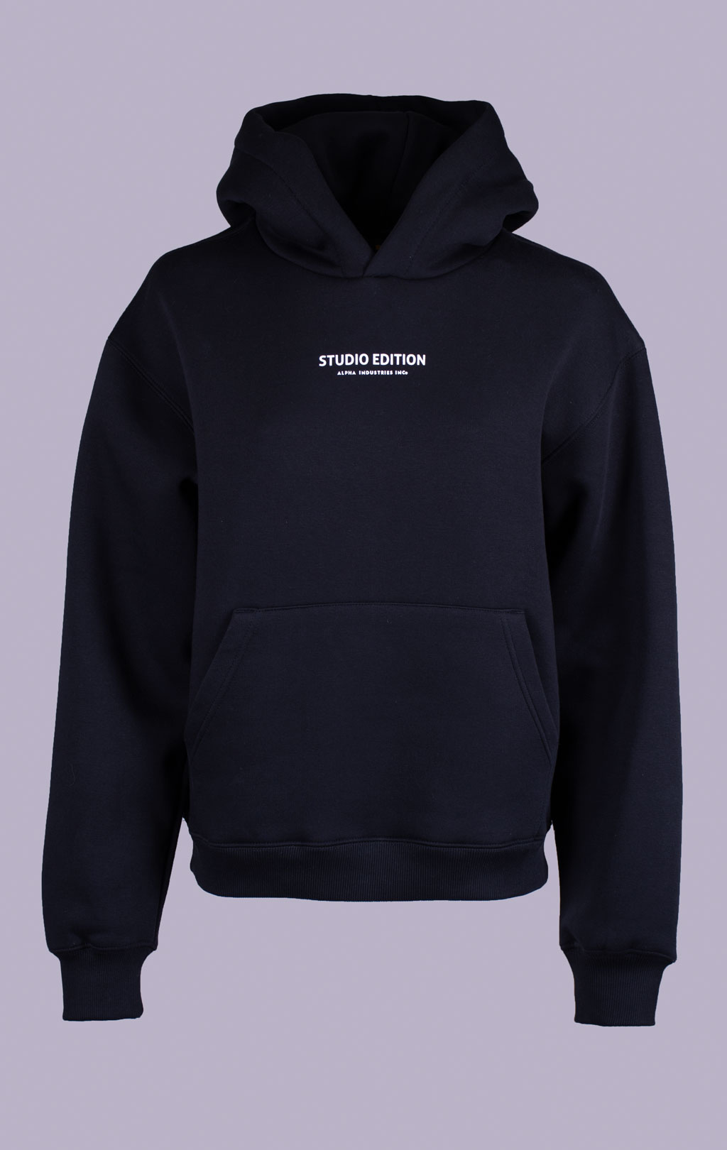 Женская толстовка ALPHA INDUSTRIES STUDIO EDITION BP HOODIE black 