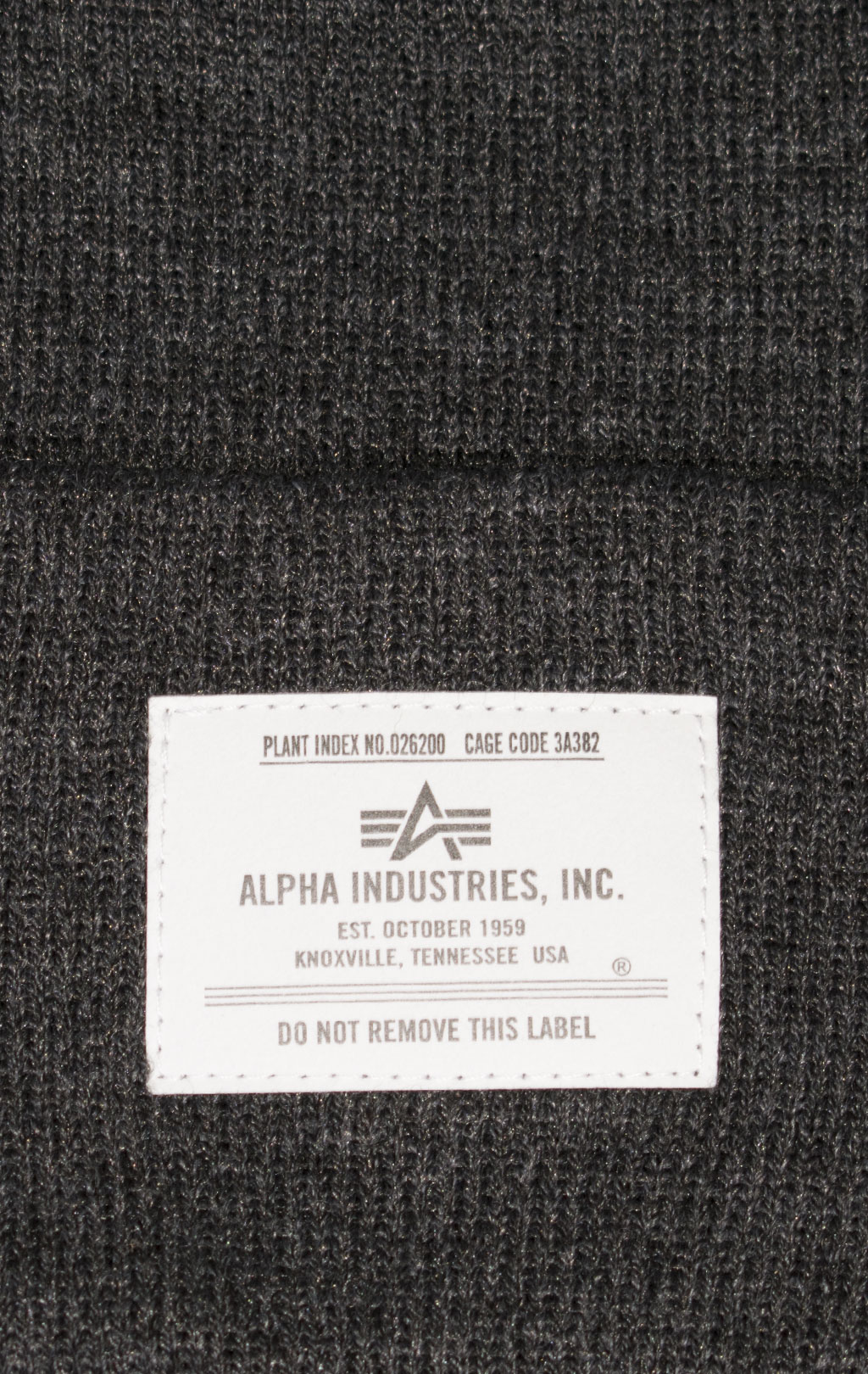 Шапка ALPHA INDUSTRIES ESSENTIAL BEANIE FW 23/24 dark charcoal heather 