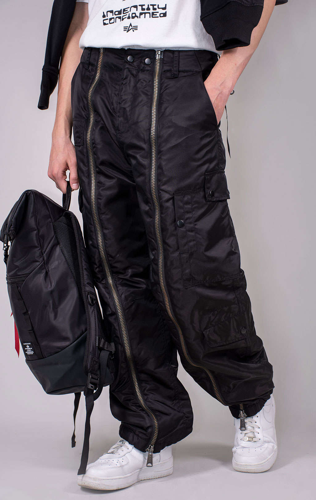 Брюки ALPHA INDUSTRIES A-11 FLIGHT PANT утеплённые FW 24/25 black 