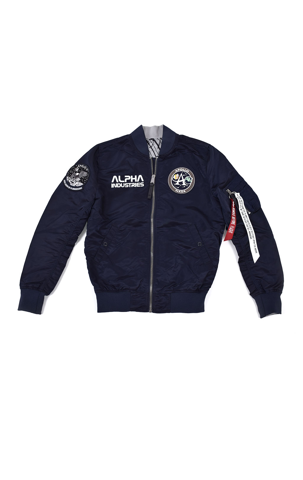 Ветровка-бомбер ALPHA INDUSTRIES MOON LANDING REVERSIBLE MA-1 rep. blue 