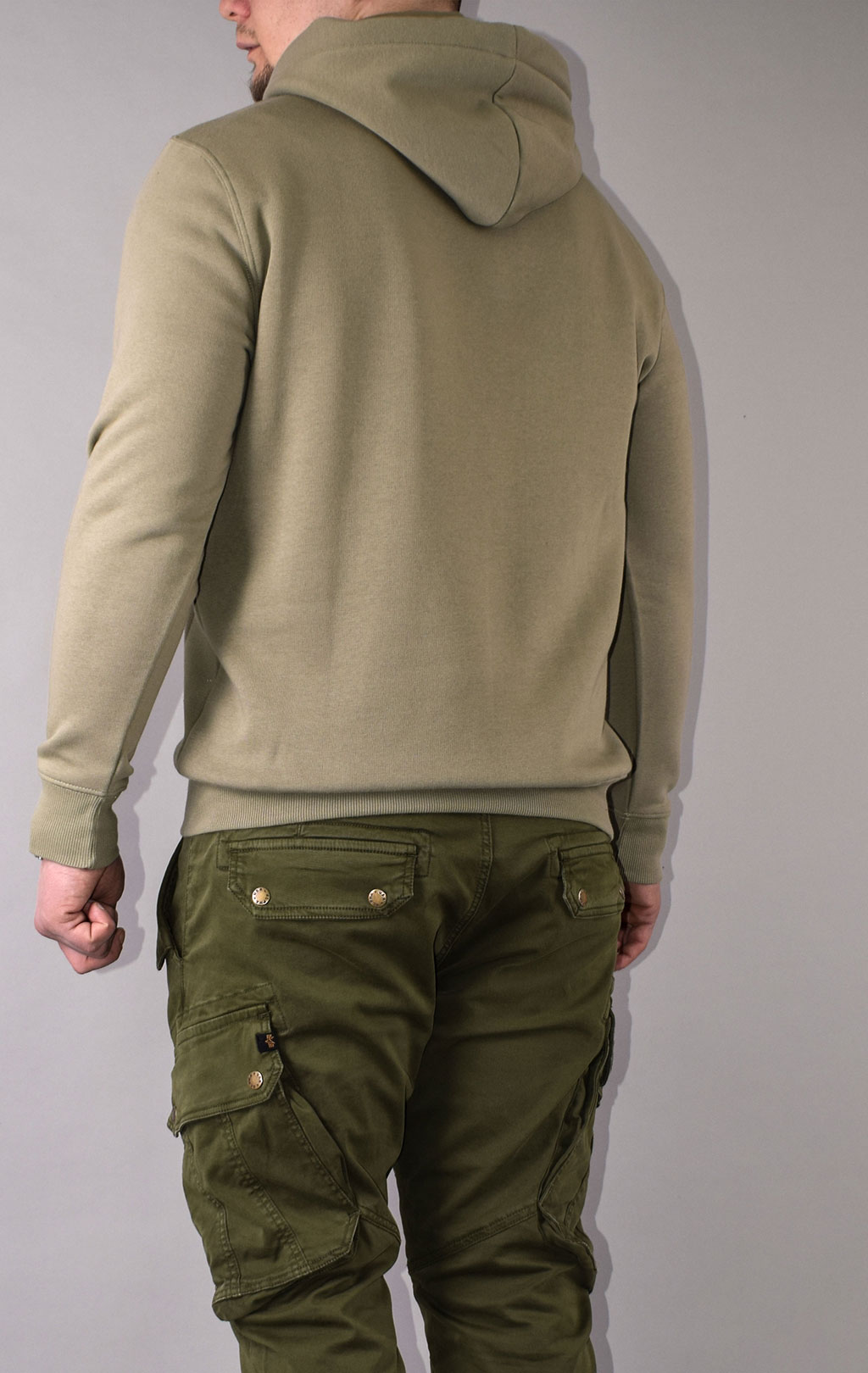 Толстовка ALPHA INDUSTRIES BASIC HOODY olive 