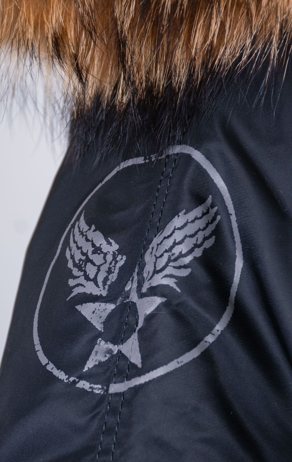 Аляска ALPHA INDUSTRIES N-3B ART VF натур. мех black 