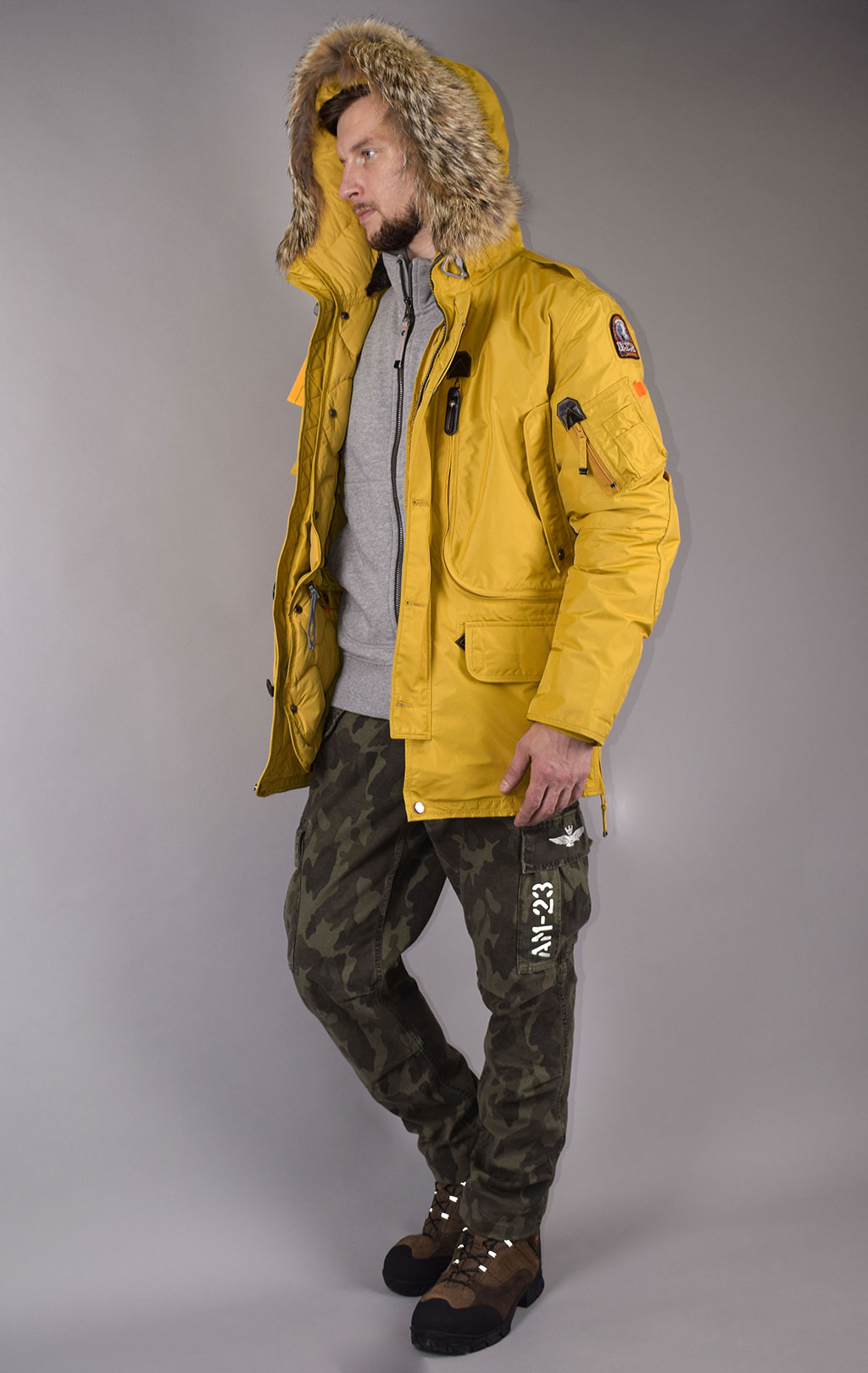 Аляска-пуховик PARAJUMPERS KODIAK FW 19/20 mustard 