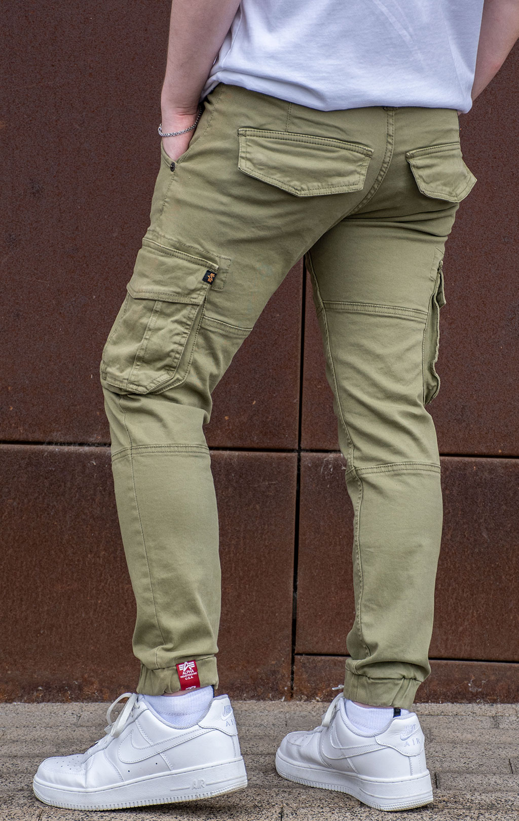 Брюки-карго ALPHA INDUSTRIES ARMY olive 