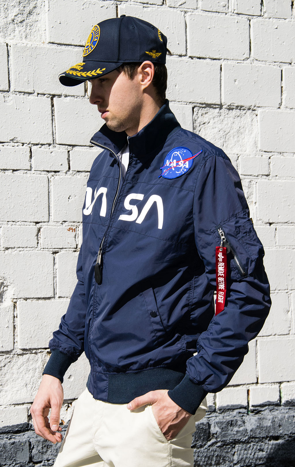 Ветровка ALPHA INDUSTRIES NASA JACKET rep. blue 