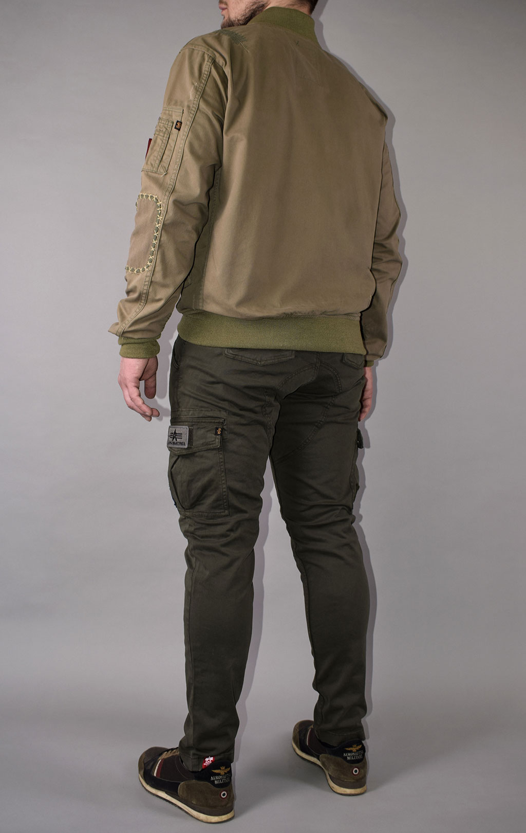 Ветровка-бомбер ALPHA INDUSTRIES GC VINTAGE TW MA-1 olive 