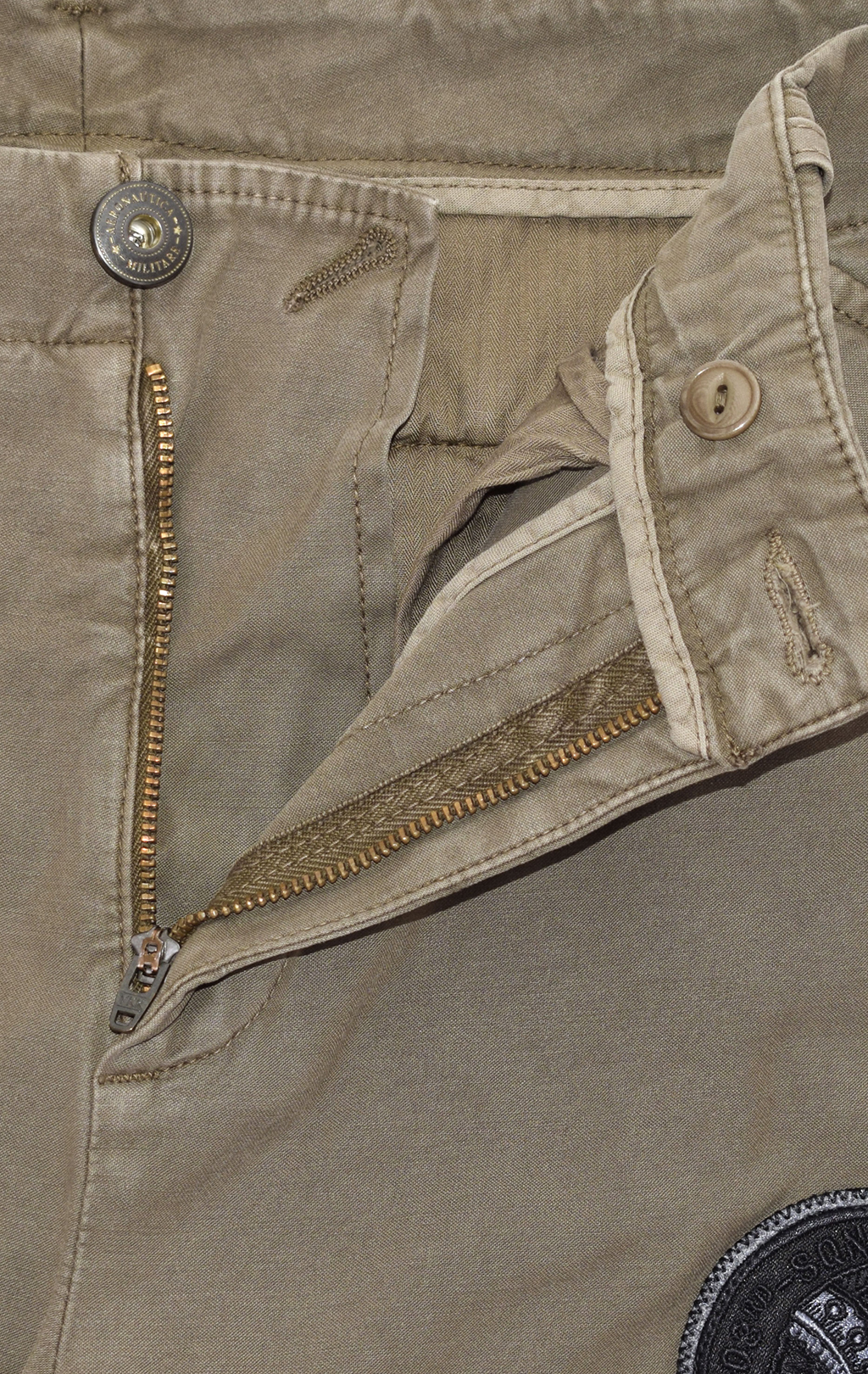 Брюки-карго AERONAUTICA MILITARE плотные/FW 20/21/AL liquirizia (PA 1411) 