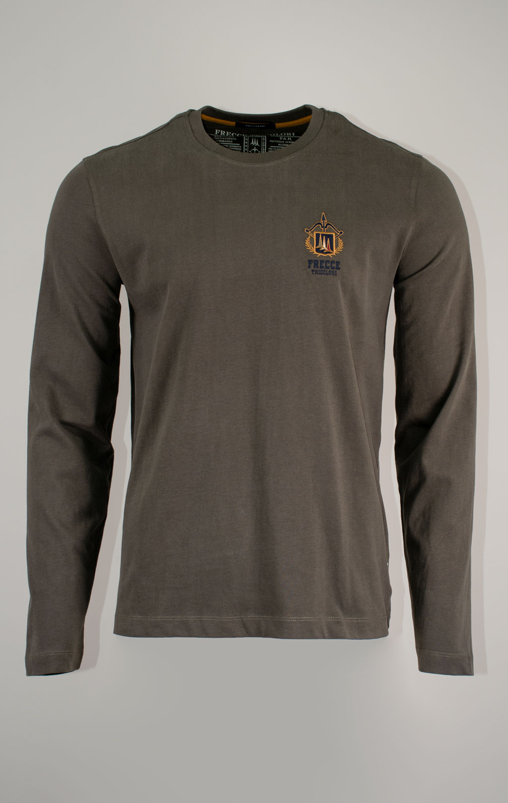 Лонгслив AERONAUTICA MILITARE FW 25/26/BD beluga grey (TS 2466) 