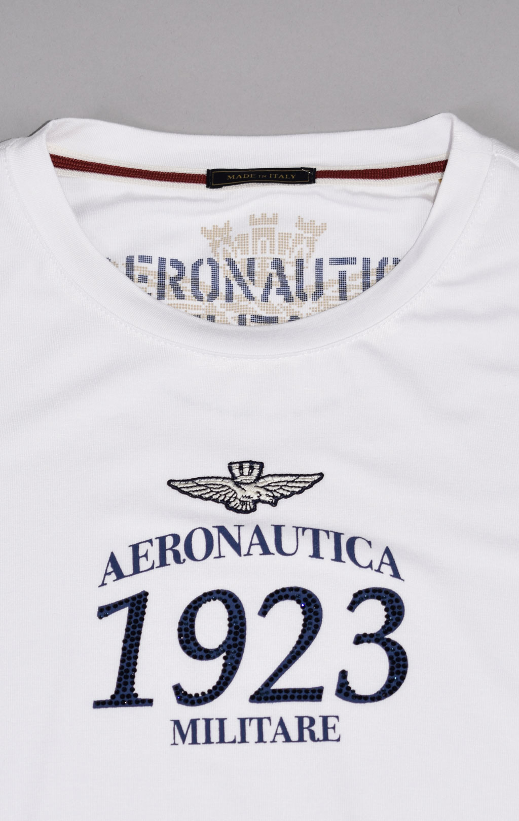 Женская футболка AERONAUTICA MILITARE SS 22/IT bianco ottico (TS 1985) 