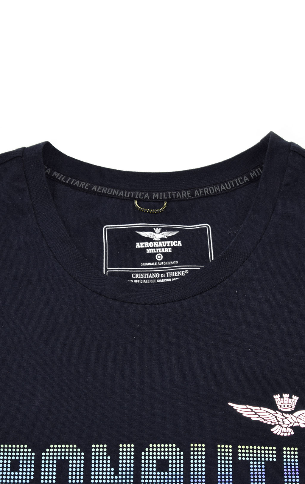 Футболка AERONAUTICA MILITARE SS 21/TR blue black (TS 1845) 