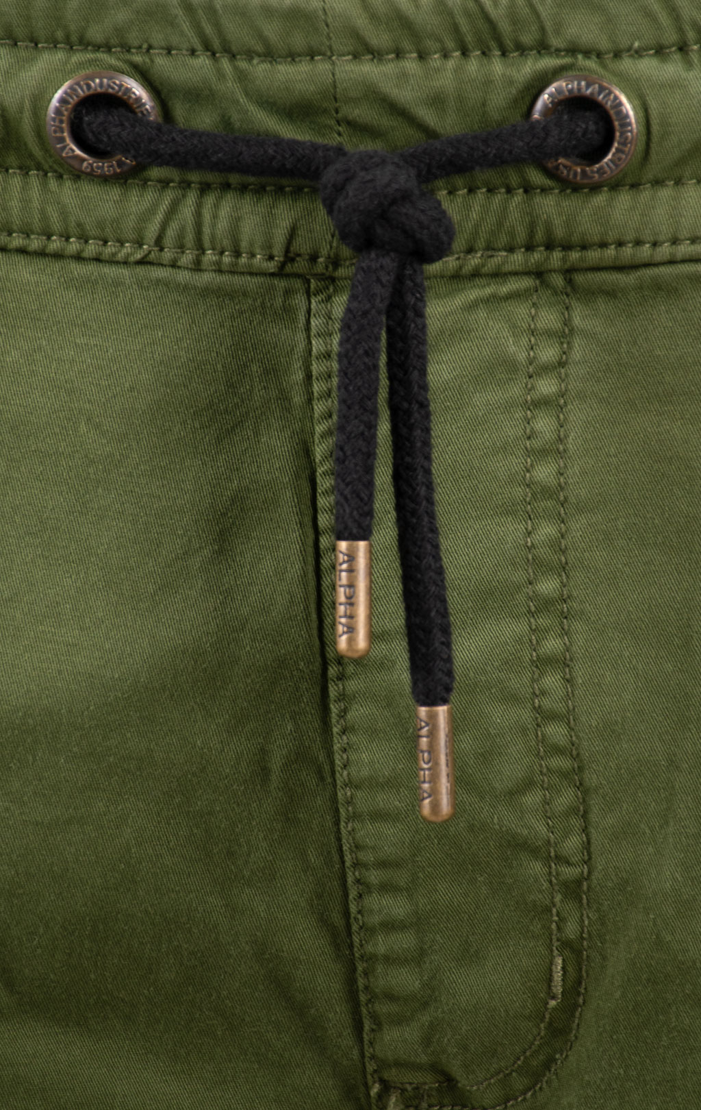 Брюки джоггеры ALPHA INDUSTRIES COTTON TWILL  JOGGER dark olive 